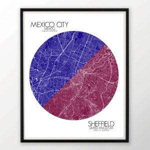 Poster of Mexico Sheffield | Love Map