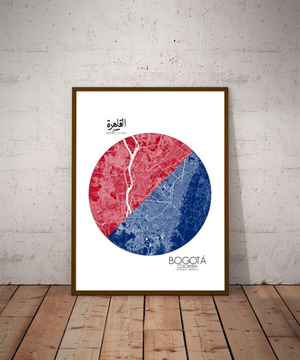 Poster de Cairo Bogota | Love Map