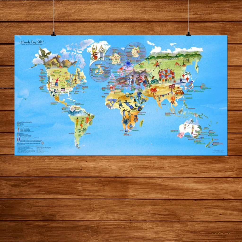 Ultimate Frisbee Map mapospheres