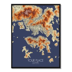 Customed Poster | Elevation Map