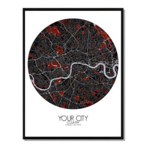 Customed Poster | Red Dark Design