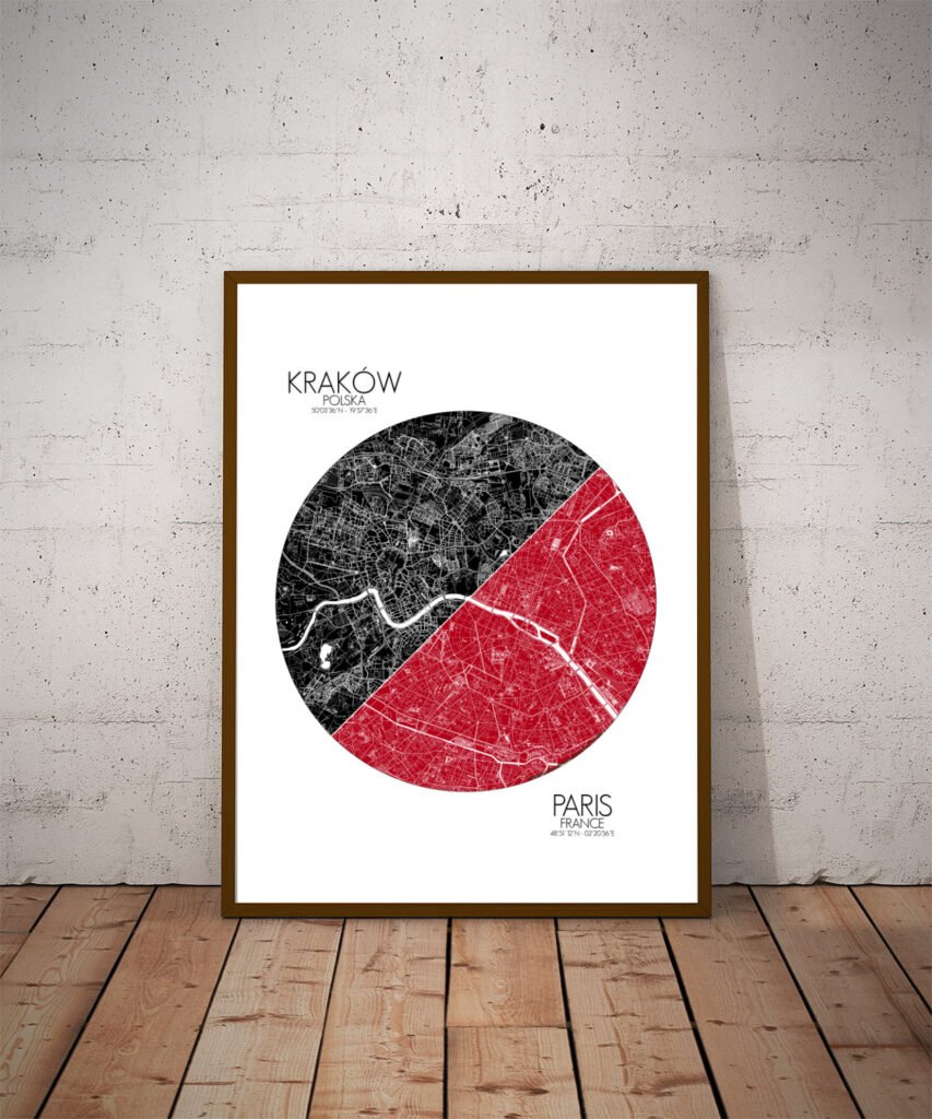 Poster of Krakow Paris | Love Map